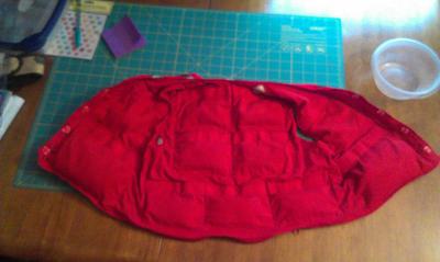 inside of weighted vest size 2