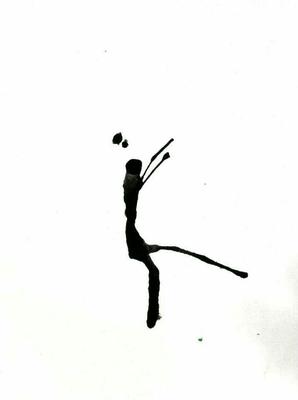 My Logo I Made by Blowing Ink in the Nineties