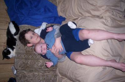 Kristian (5yrs old) Kayden (2months old )