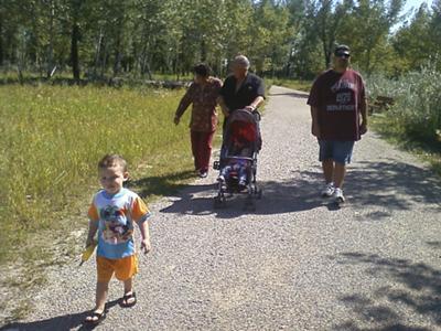 Taking a walk in the park