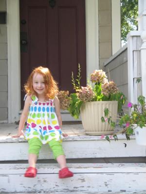 Jillian's first day of Pre K2